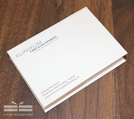 KLINIKUM BAD GLEICHENBERG - Haftnotiz-Set im Bookcover-Umschlag